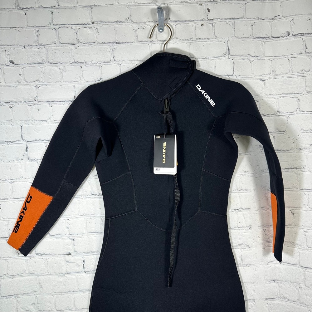New Dakine RTS Womens Wetsuit 5.T8 Full Suit Black Orange S-Type Neoprene - Picture 2 of 12